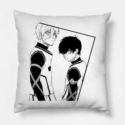 Blue Lock Throw Pillow Official Haikyuu Merch