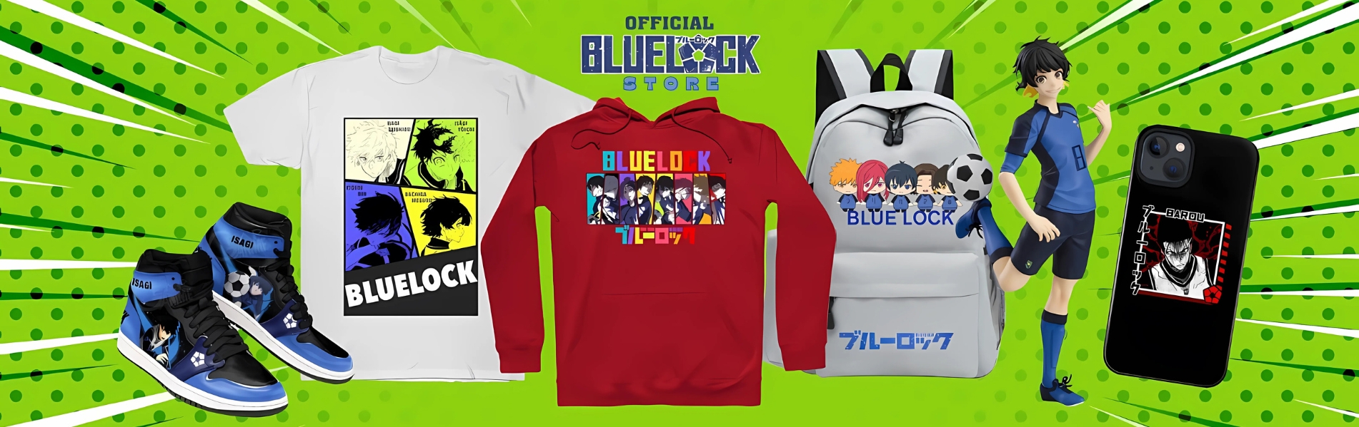 Official Blue Lock Store Banner - Official Blue Lock Store